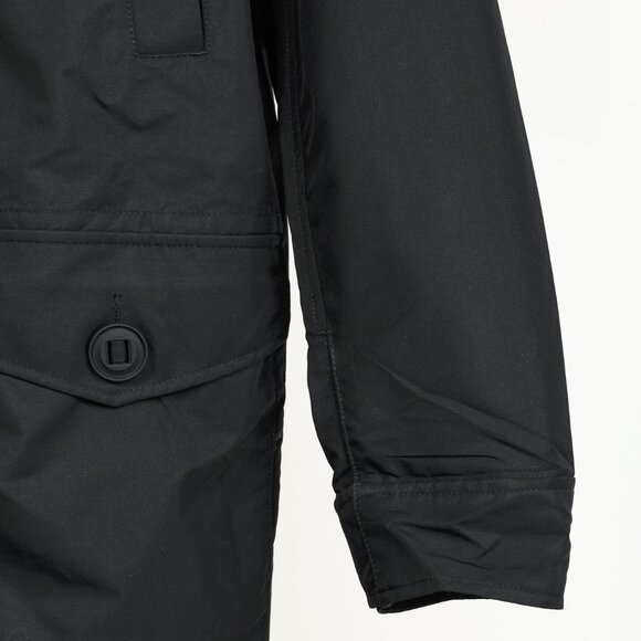 Canada Goose Crew Trench Black Zip Rain Jacket - Picture 9 of 14